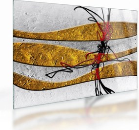 Tablou pe sticlă abstract (70x50 cm)