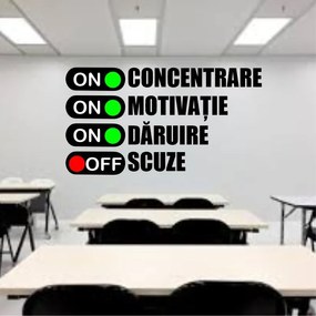Sticker perete Concentrare, Motivatie, Daruire