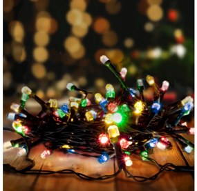 Instalație LED de Crăciun de exterior 200xLED/2 funcții 25m IP44 multicolor Brilagi