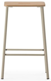 Set de scaune de bar crem 2 buc. (înălțime șezut 65 cm) Abba – Marckeric