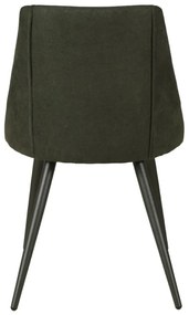 Scaun textil verde inchis Glovy