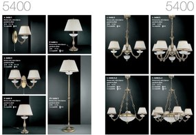Candelabru din alama 5 brate design italian 5400