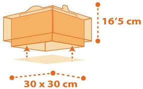 Plafonieră pentru copii DINOS 2xE27/60W/230V Dalber 73456