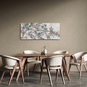 Tablou - Pe creangă - abstract (120x50 cm)
