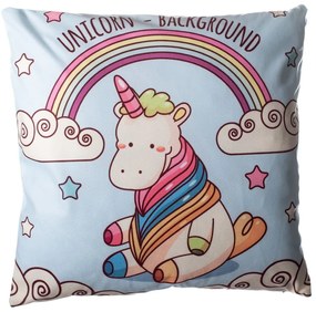 Pernă pentru copii 45x45 cm Unicorn – JAHU collections