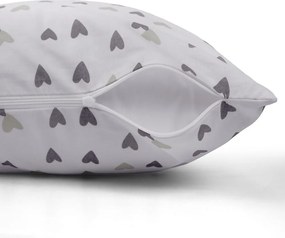 Lenjerie de pat din bumbac INIMIOARE