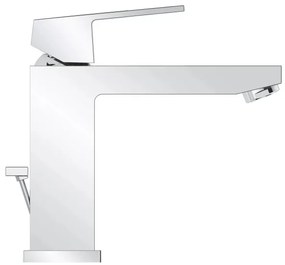 Baterie lavoar cu ventil pop-up, Grohe Eurocube M, crom, 23445000
