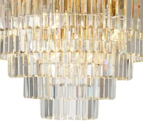 Plafonieră MILANO 12xE14/40W/230V auriu