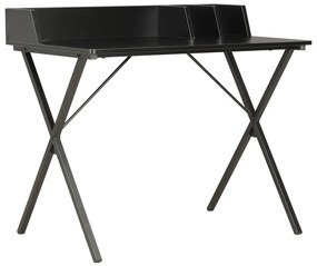 vidaXL Birou, negru, 80x50x84 cm