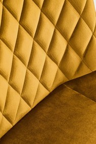 Scaun K520 velvet mustariu