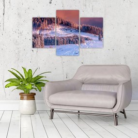 Tablou - Peisaj de iarnă (90x60 cm)