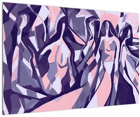 Tablou - Abstract, femei (90x60 cm)