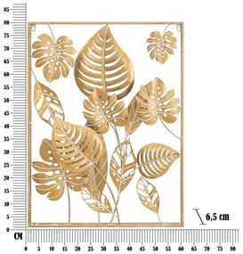 Decorațiune de perete din metal 60x80 cm Jungle - Mauro Ferretti