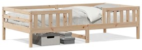 846970 vidaXL Cadru de pat, 100x200 cm, lemn masiv de pin