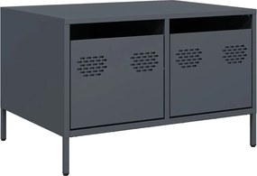 vidaXL Dulap TV, antracit, 68x50x43,5 cm, oțel laminat la rece