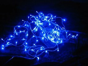 Lanț de Crăciun LED - 9 m, 100 LED, albastru
