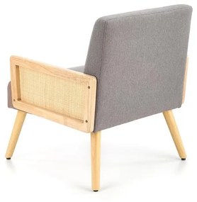 Scaun de design Culoare Gri / Lemn Masiv, KANNUS