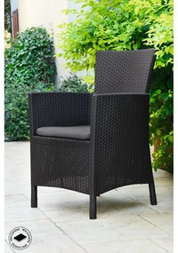 Fotoliu de grădină gri închis din plastic Lowa – Keter