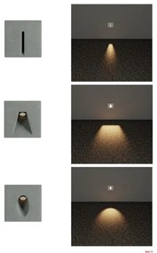 Redo 91195 - Corp de iluminat LED pentru exterior BAST LED/2,5W/230V IP65, gri