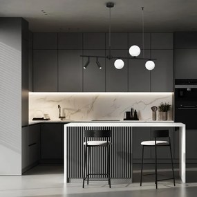 Lustră pe cablu SIRIO 5xG9/25W/230V neagră