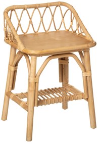 Noptiera decorativa pentru camera copiilor, 56 cm, ratan