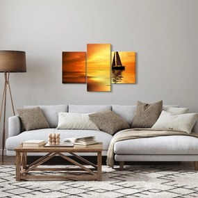 Tablou - Sailboat la apus de soare (90x60 cm)