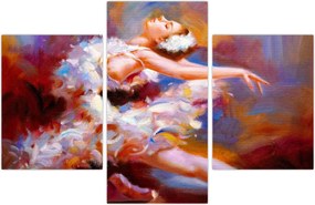 Tablou - Balerină,pictură (90x60 cm)