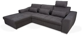 Coltar stanga extensibil, New York, 190x284x85 cm, Carbune