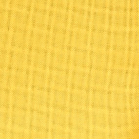 Scaun balansoar cu taburet, galben mustar, textil 1, galben mustar, Cu suport de picioare