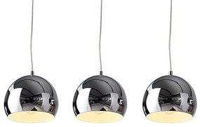 Lustra eleganta cu 3 pendule Chromagon 3 crom A-17760 VC