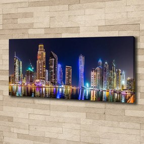Tablouri tipărite pe pânză Dubai timp de noapte