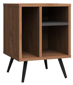 Noptiera din MDF 40x39,6x55 cm gri/maro