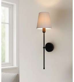 Aplica de perete MADELA 1xE14/40W/230V bej/negru