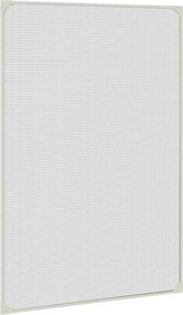 vidaXL Plasă insecte magnetică pentru ferestre, alb, 80x120 cm