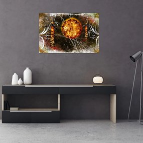 Tablou cu pictură epochală străveche (90x60 cm)