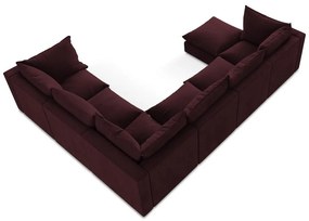 Colțar burgundy (cu colț pe partea dreaptă/în formă de "U") Manao – Makamii