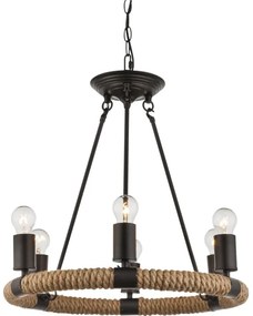 Globo 69029-6 - Lustră pe lanț ULLEU 6xE27/40W/230V