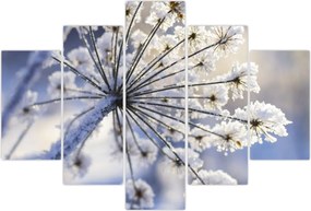 Tablou - Flori înghețate (150x105 cm)
