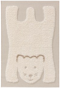 Covor crem pentru copii CARLO TEDDY 80 x 150 cm
