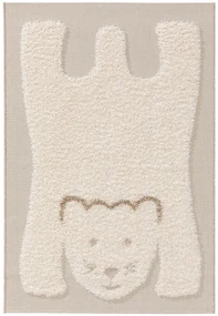 Covor crem pentru copii CARLO TEDDY 80 x 150 cm