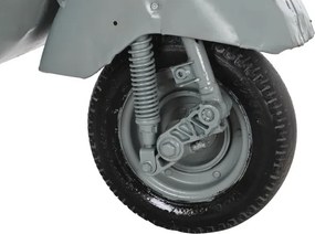 Consolă motocicletă vintage din lemn de mango și metal, „Dusty Mint”