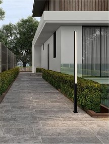 Stalp negru de exterior LED IP65 Stor H-150cm