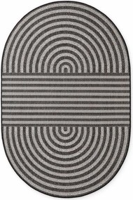 Covor pentru exterior și interior negru/crem 160x230 cm Haringey Woodfield – Ted Baker