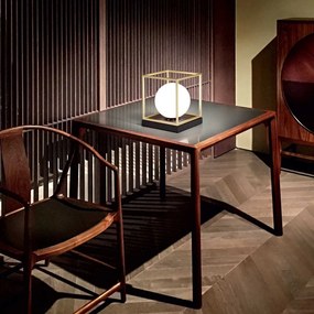 Veioza/Lampa de masa design decorativ Lingotto tl1 big negru