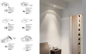 Spot din ghips incastrabil tavan fals TOBIA NVL-9879104
