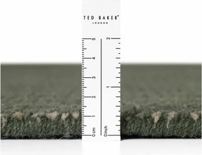 Covor verde închis țesut manual rotund din lână ø 160 cm Greenwich – Ted Baker