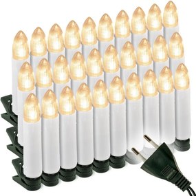 Lumânări de Crăciun cu 30 LED-uri