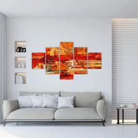 Tablou cu pictură pe pereți (125x70 cm), în 40 de alte dimensiuni noi