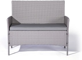 Set mobilier de grădină Le Bonom Fila, gri deschis
