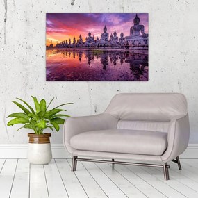 Tablou - Buddha la apus (90x60 cm)